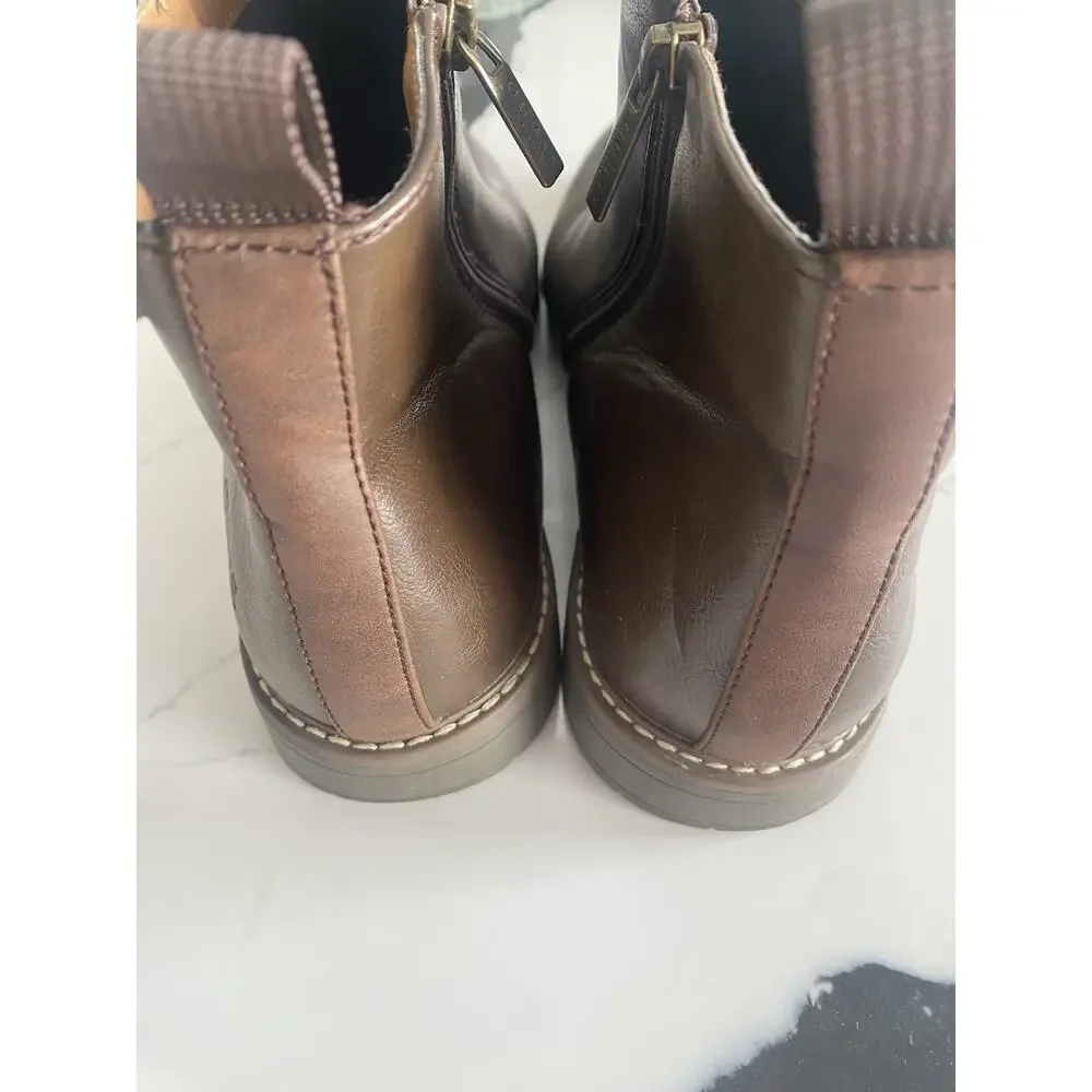 GUESS Men's Brown Ankle Boots Size 10M
